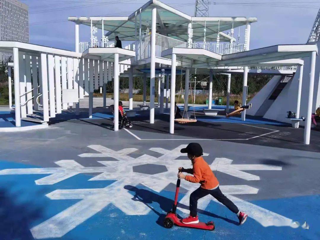 开了石景山八角新乐园冬奥元素浓