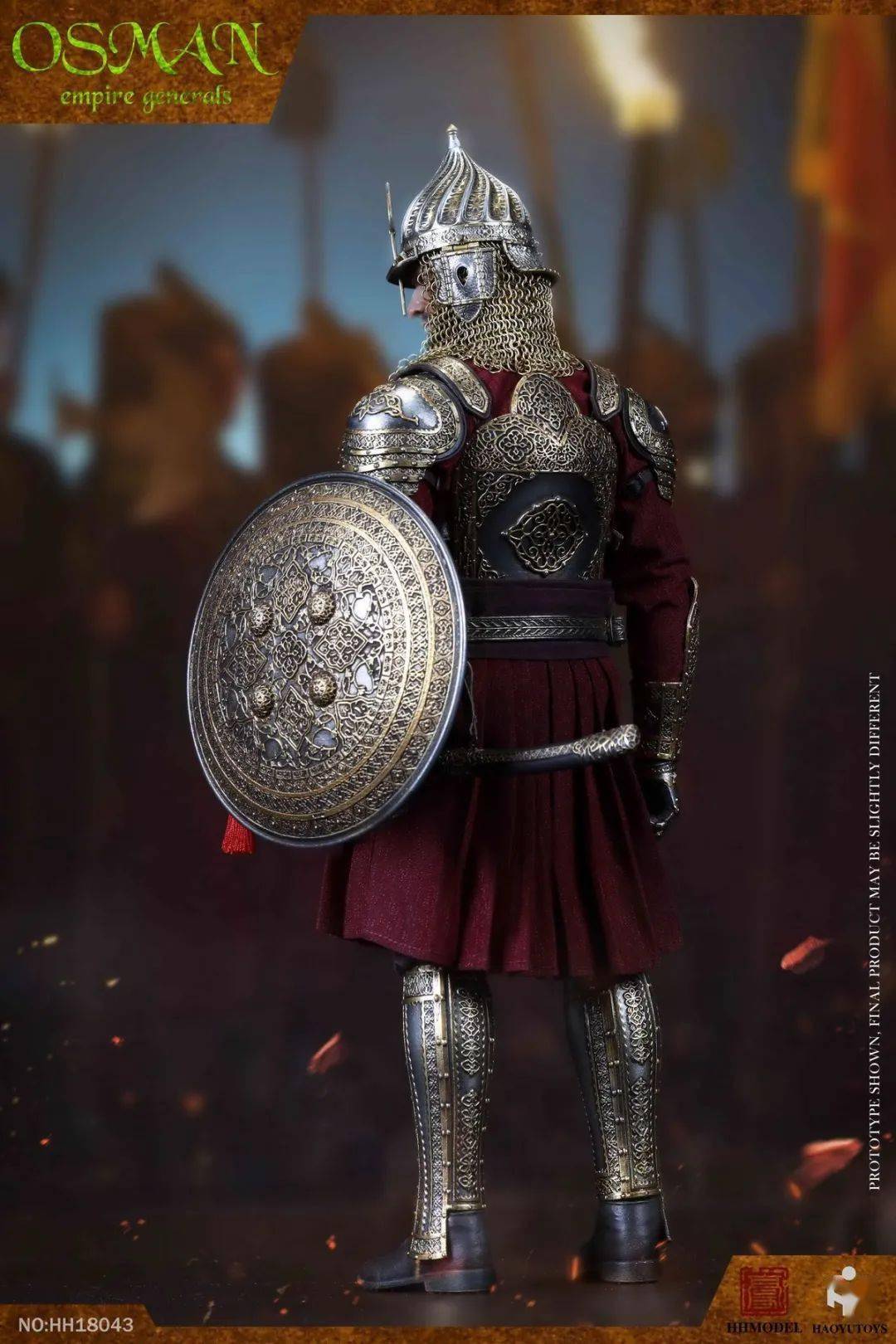 67新品预定hhmodelxhaoyutoys16帝国系列奥斯曼帝国将军hh18043