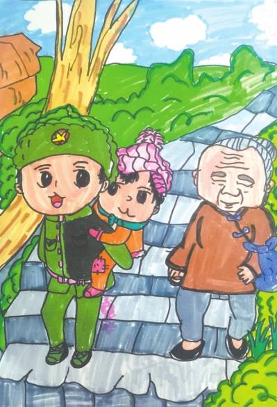 《学习雷锋做好事》乐师附小三年级1班王晓语指导老师陈曦