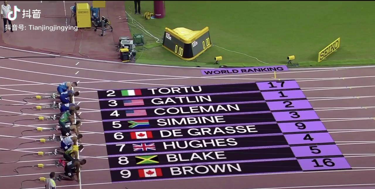 田径 体育生 23岁新星科尔曼,9秒76夺冠.