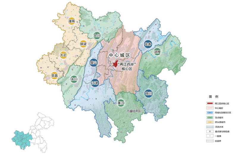 重庆市主城九区地图图片