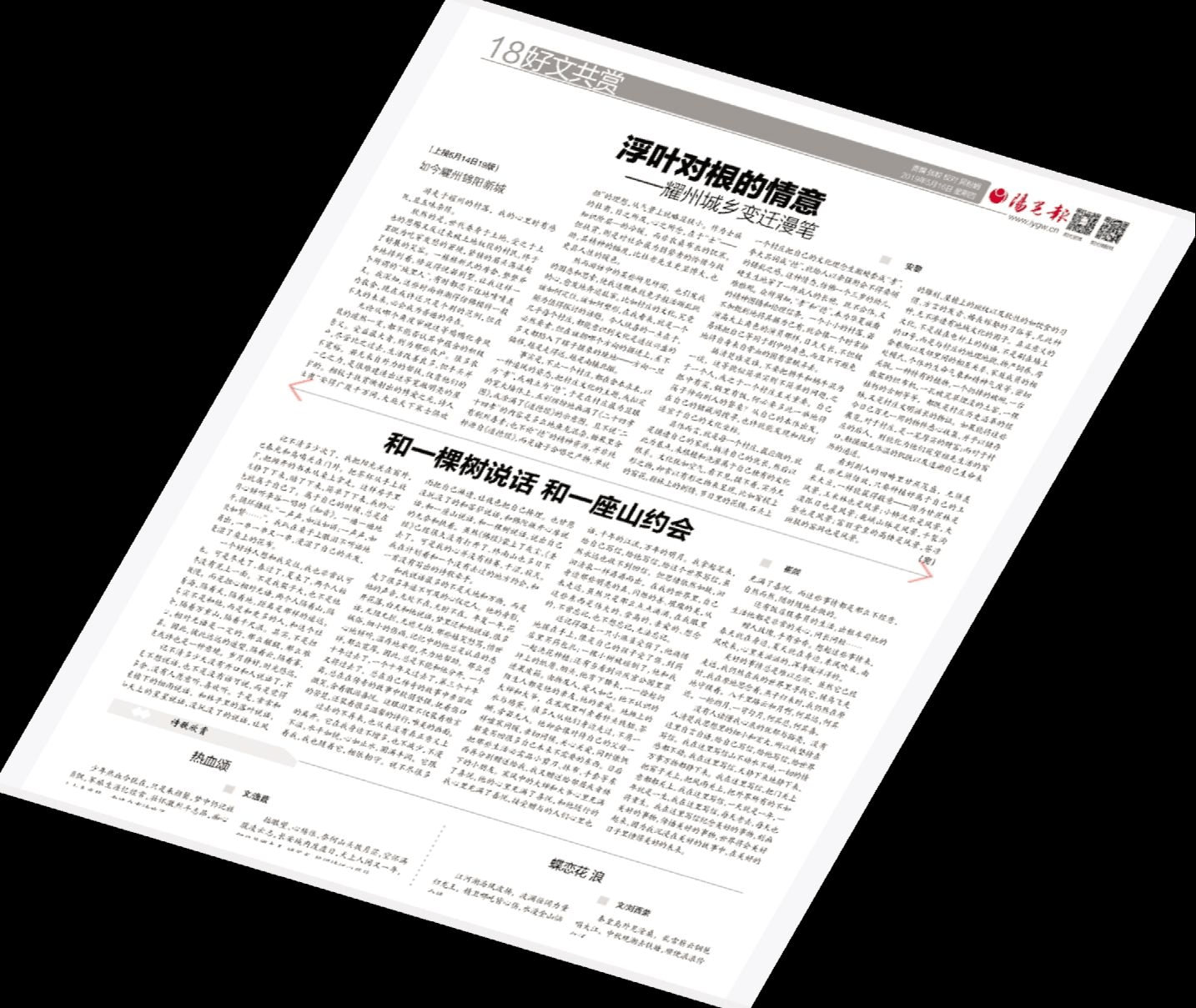 作家崔彦获冰心散文奖提名奖作品首发阳光报