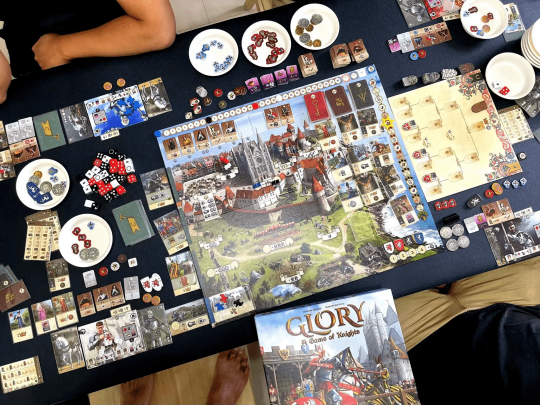 一款德式味道浓郁的中世纪背景桌游荣耀骑士之战