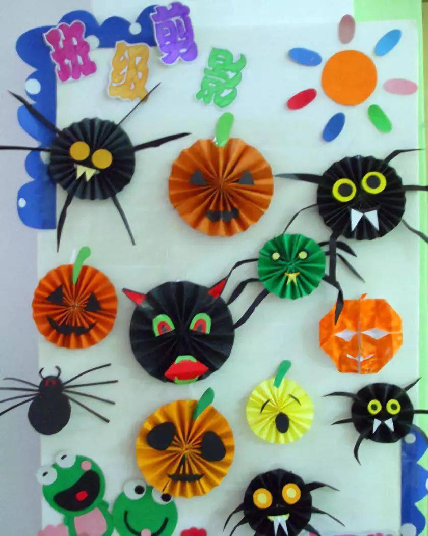 幼儿园万圣节环创素材大全!