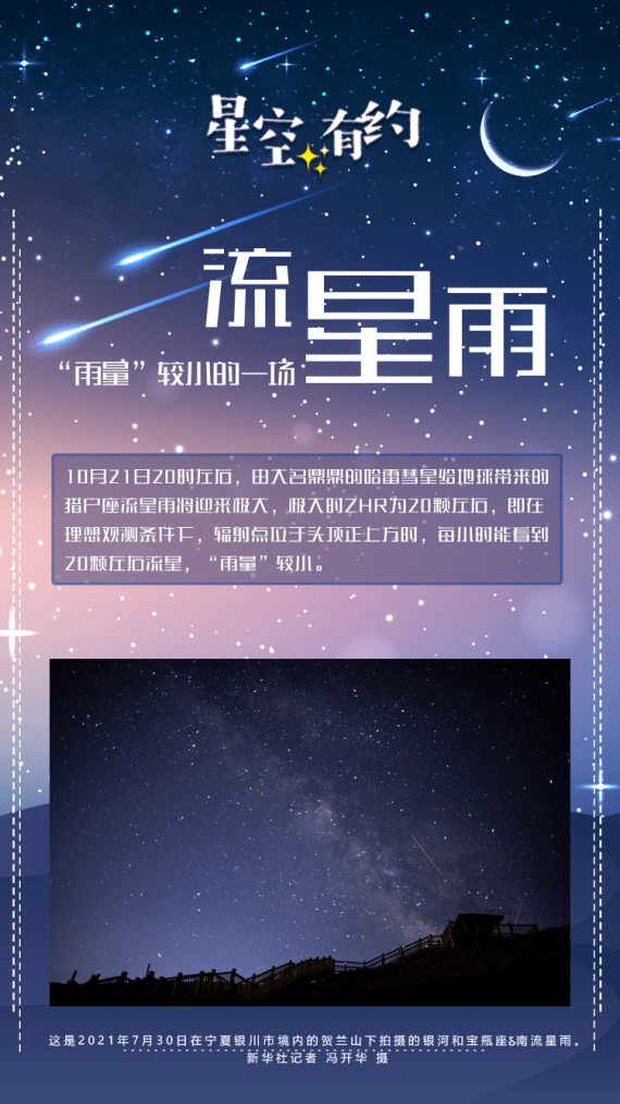 星空有约|观赏猎户座流星雨的正确“姿势”