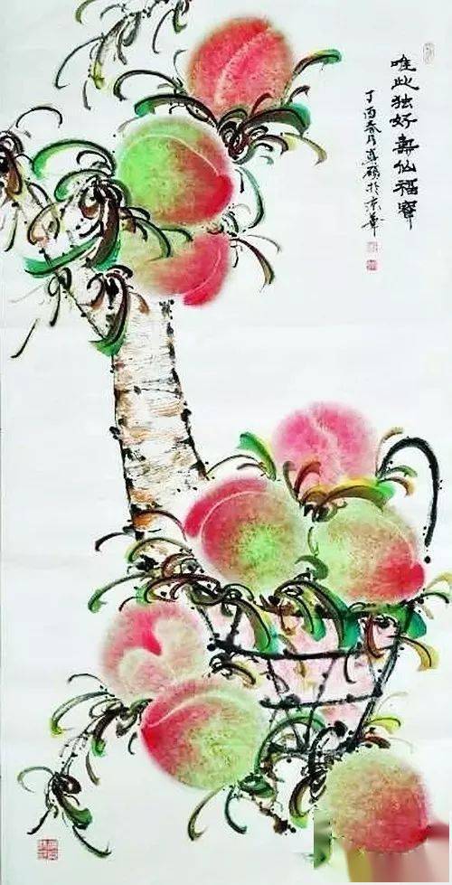 送您这组寿桃图祝增福添寿