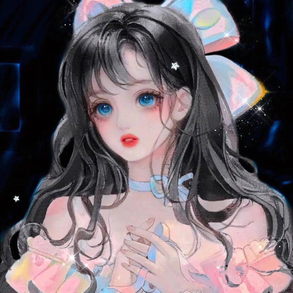【精选高清头像】二次元动漫,说星星好看的人一定是没见过你的眼睛