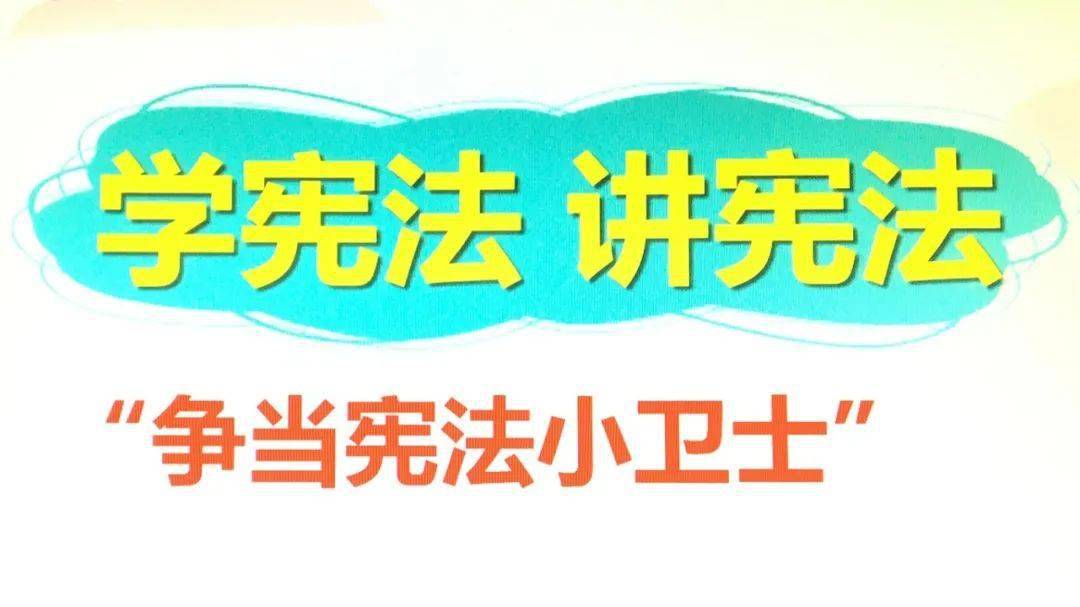 镇中学法系列活动学宪法讲宪法争当宪法小卫士