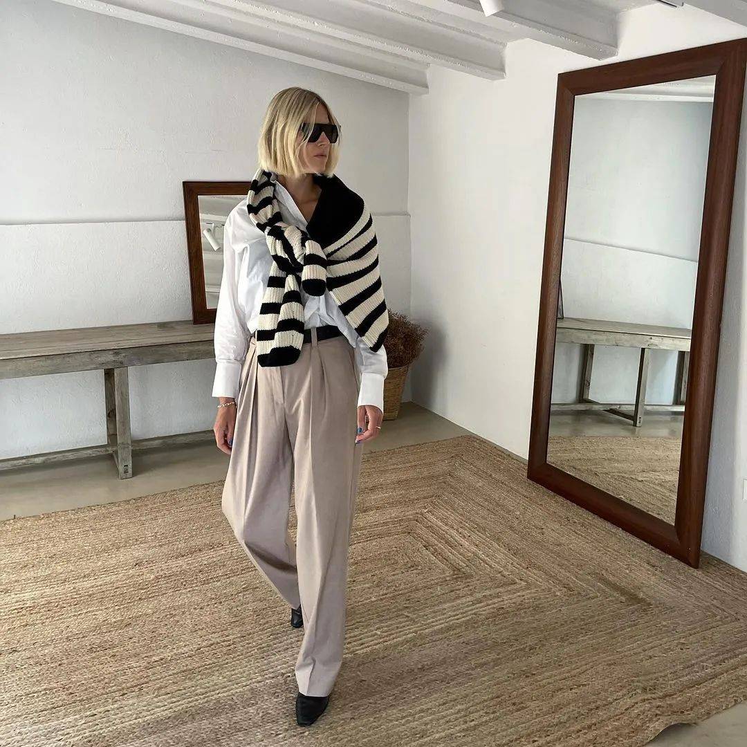 条纹 秋冬必买的毛衣，今年推荐这件！