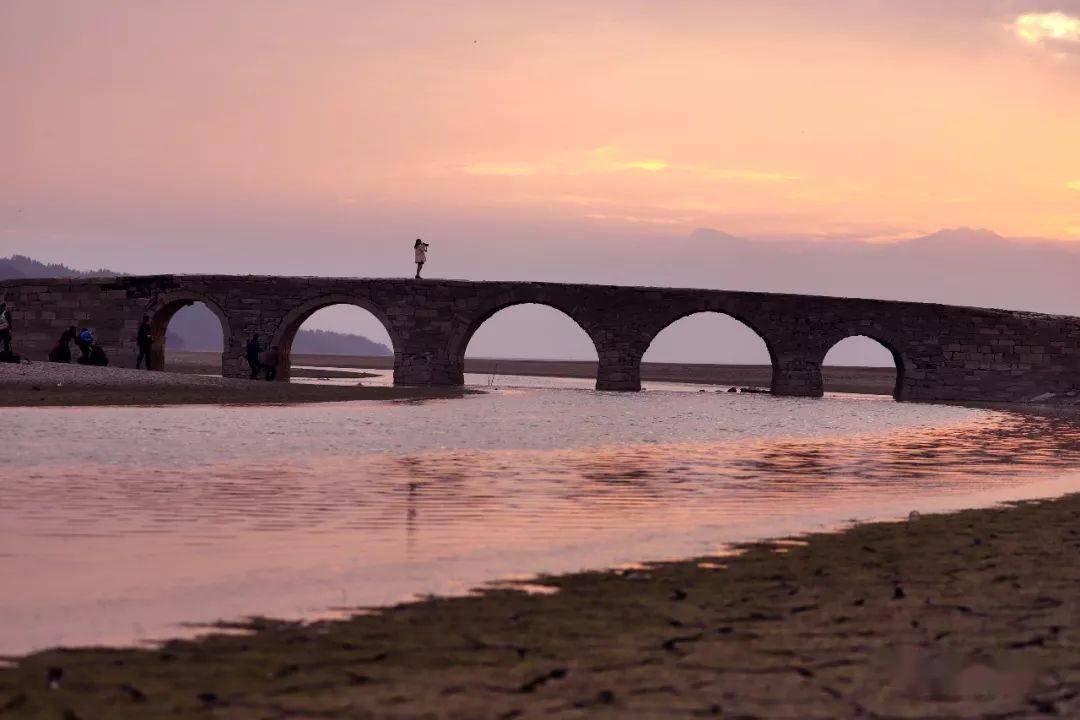 多图来袭这座明代修建的五眼桥重现湖口鄱阳湖水面网红景点太美了