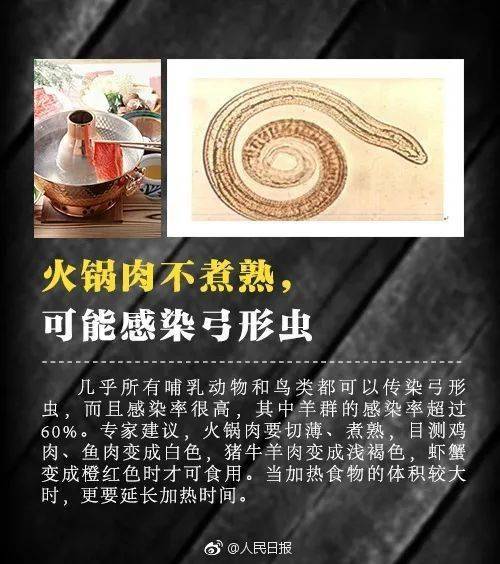 小青|爱吃这种美食，女孩肠道内布满活虫！很多人都吃过