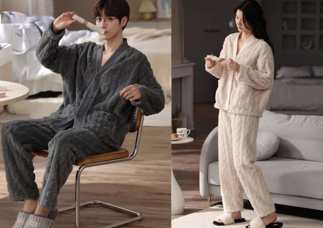分之一 又美又舒服的毛绒家居服，软糯温暖堪比裸睡，让我待在家里再也不想出去了！