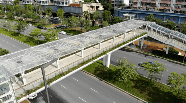 这3座人行天桥,开放使用!_过街天桥