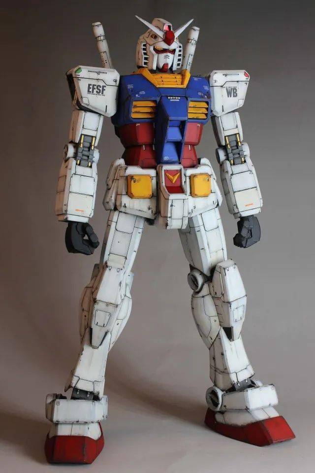 小t高达秀megasizerx782旧化涂装