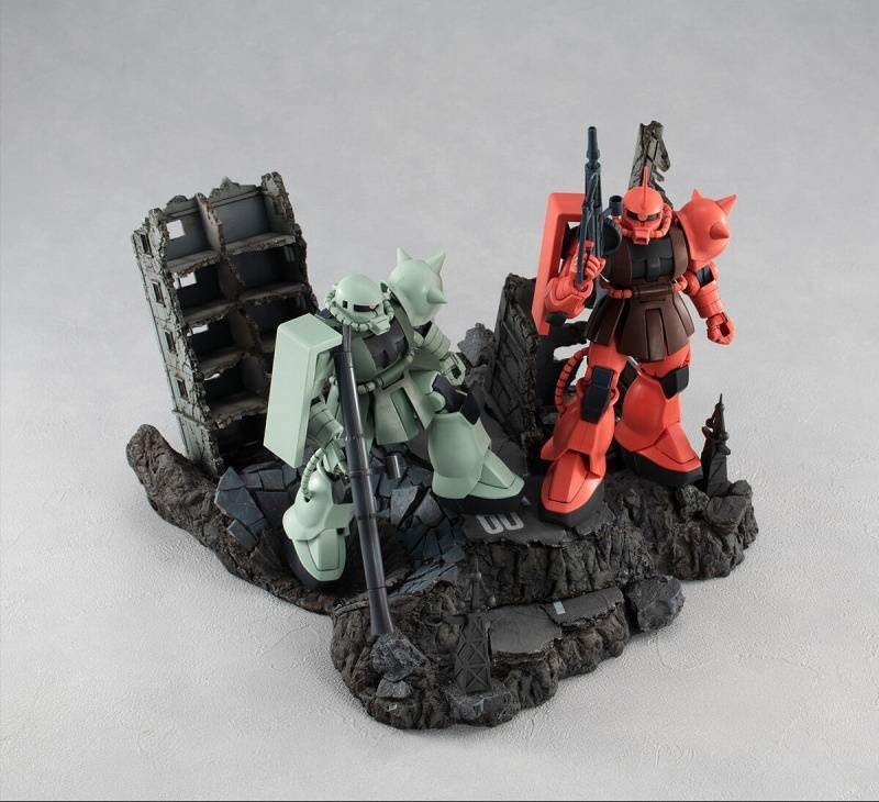 机动战士高达|模玩资讯：MEGAHOUSE RMS 机动战士高达 HG 1/144 情景模型