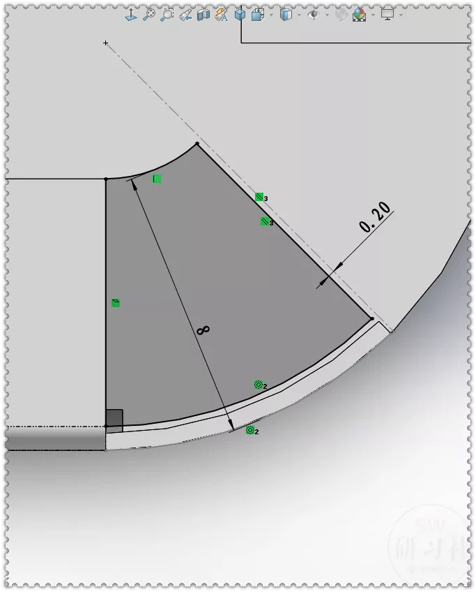 solidworks展開鈑金圓角的第三種畫法