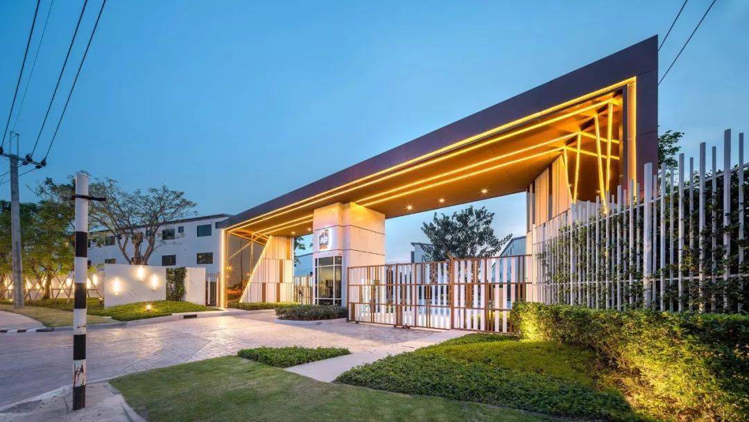 主入口设计如何提升逼格?来看看这100款~_景观