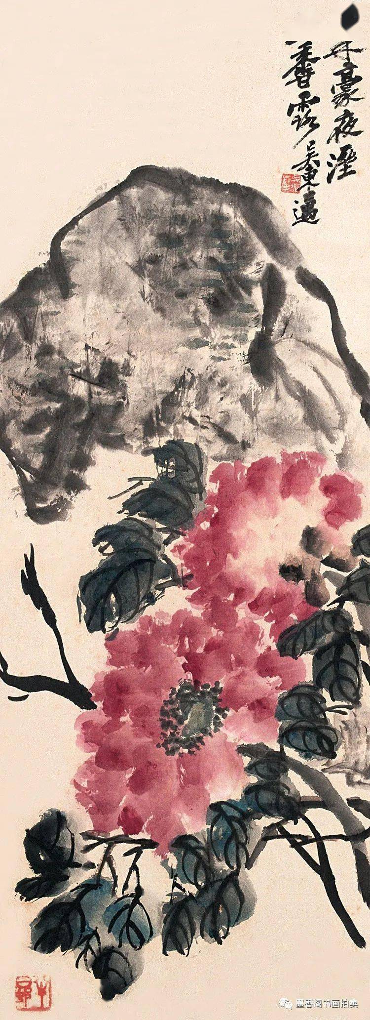 吴昌硕之子吴东迈花鸟国画作品精选