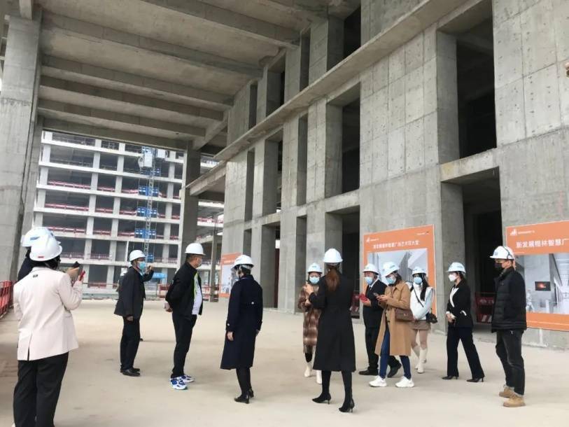 郑州新发展楷林智慧广场工地开放日活动启幕