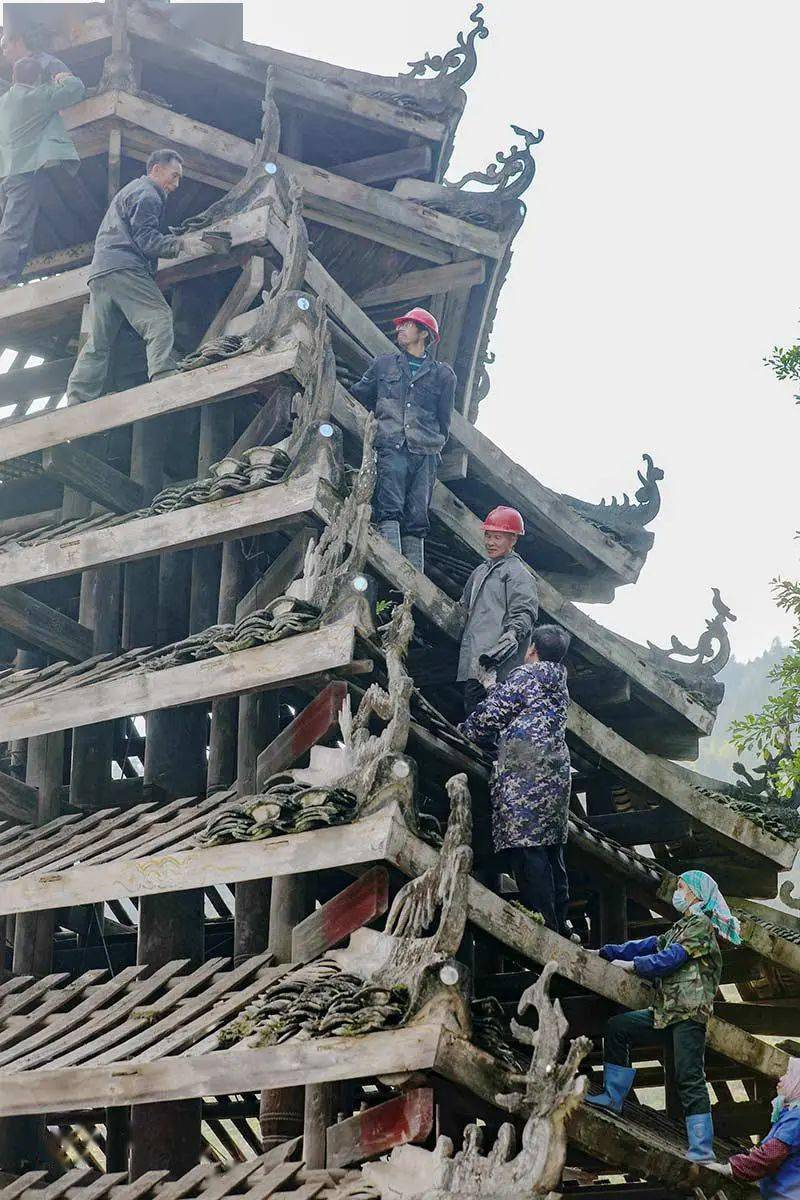 三江马胖村岩寨鼓楼修缮聚力扮靓乡村风貌