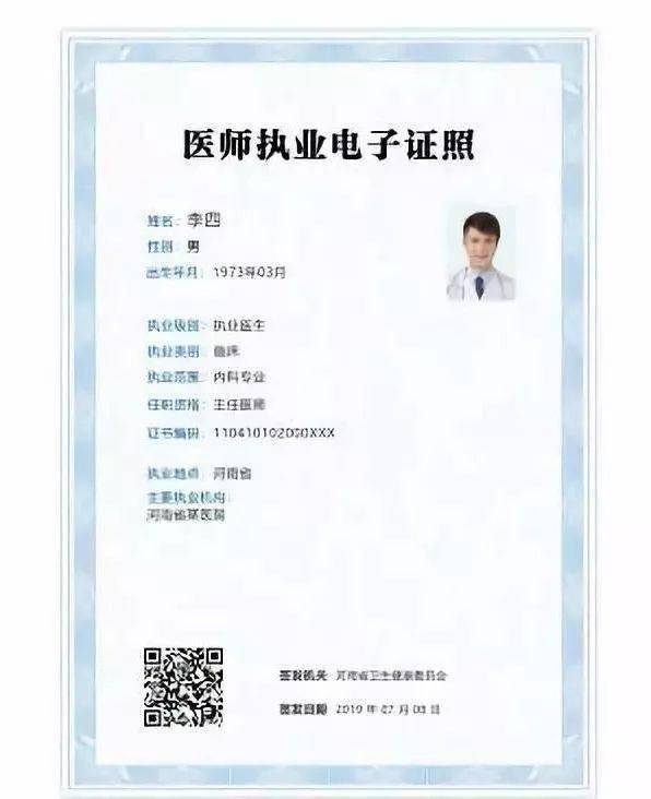 官方2021医师资格电子证照开始领取