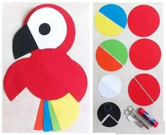 半圆卡纸能教孩子做出怎样的创意手工