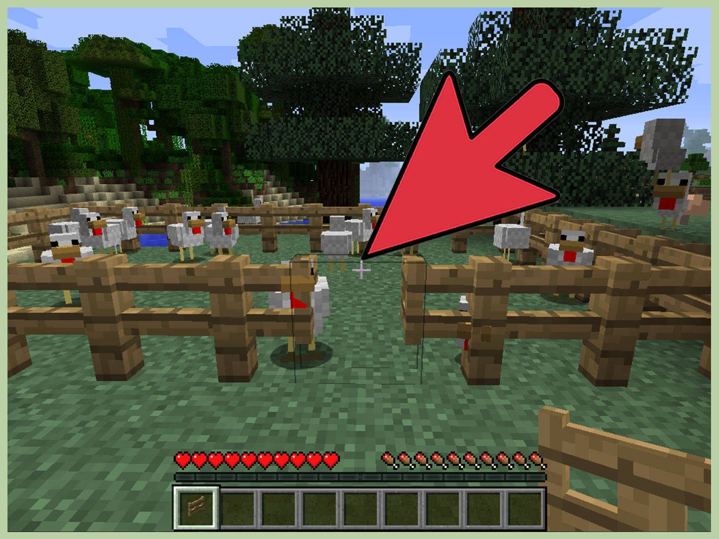 如何在Minecraft中制作门_木板