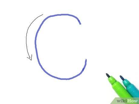 展开全文3 字母c：画一个半月形，开口处对着右边：c。这是c。 4 字母d：画