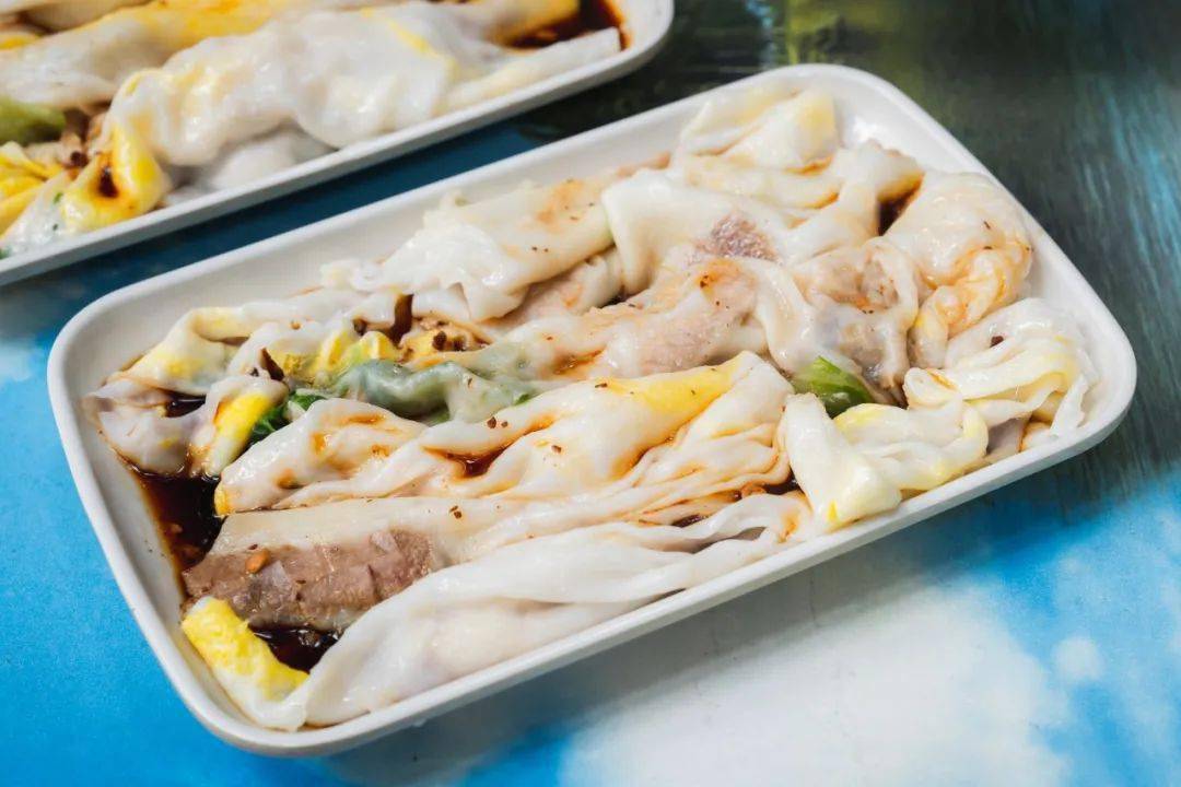 低至5蚊消失的窝篮肠粉皮薄嫩滑石磨的就是正