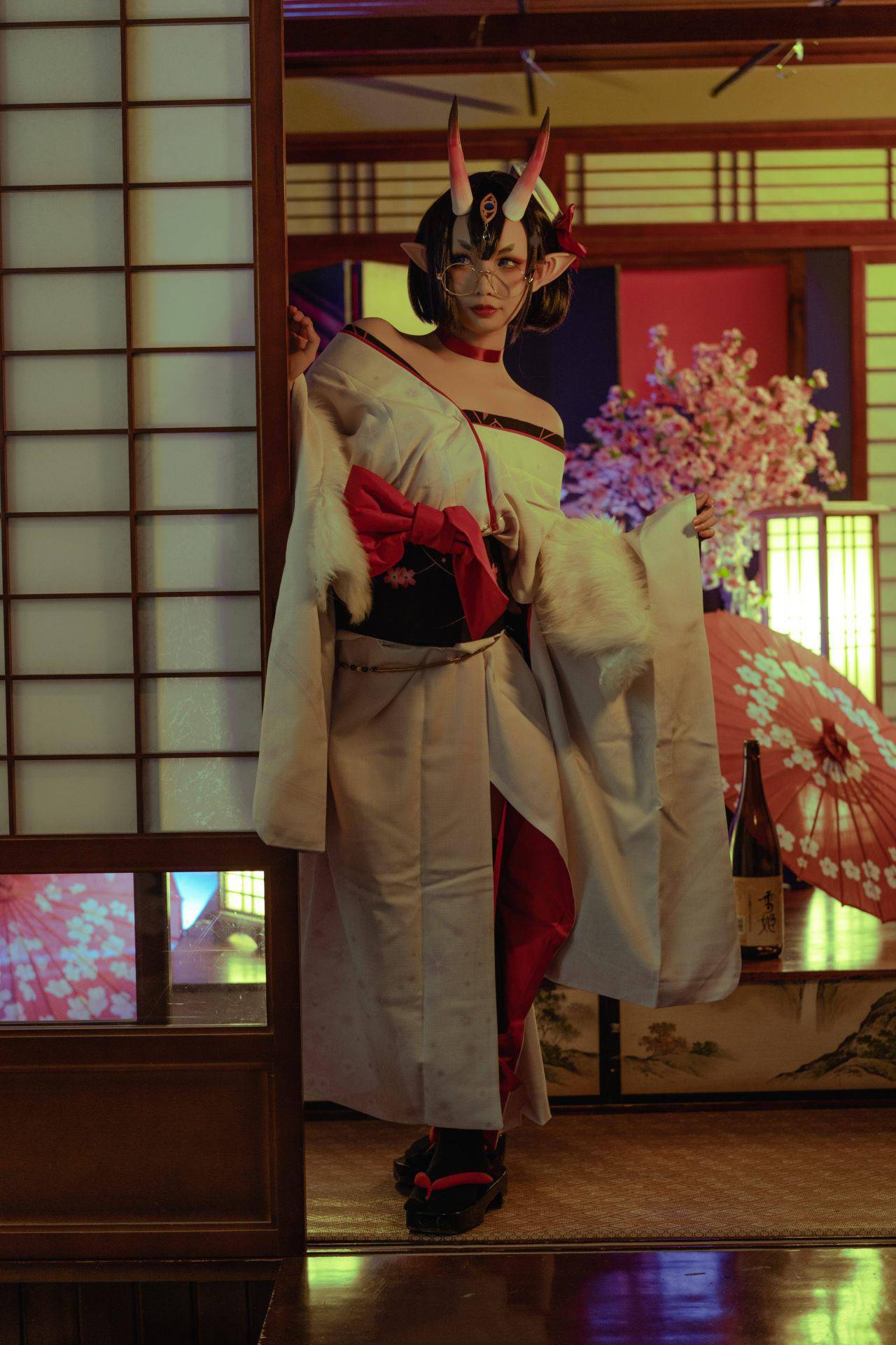 童子|Fgo酒吞童子，冬祭礼装cosplay