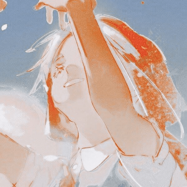 神仙治愈系动漫头像带着光的头像