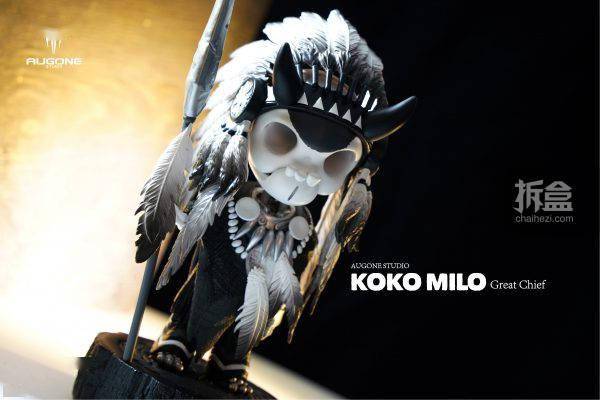 材质AUGONE STUDIO KOKO MILO 大酋长GREAT CHIEF潮玩摆件