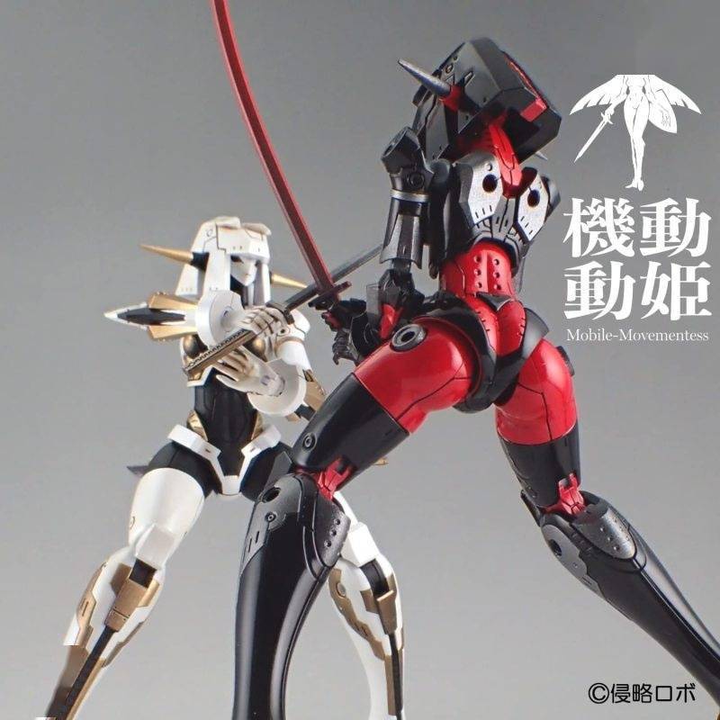 模玩|模玩资讯：侵略ROBO《机动动姫MoMo》黑/赤/铁&白/黒/金 模型发售