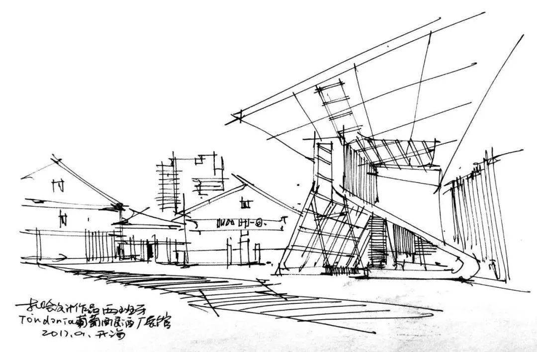 簡單幾筆畫出靈魂手繪這樣的建築手繪你愛了嗎