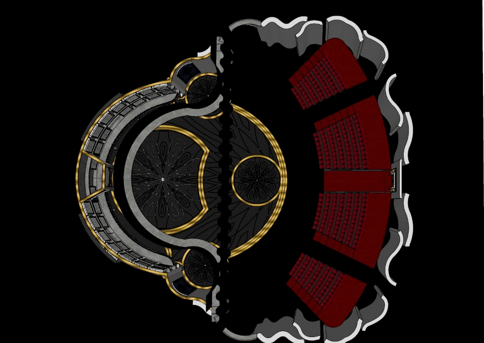 舞台cad图▲《朗读者》第三季与英国舞美总设计的julian healy合作,其