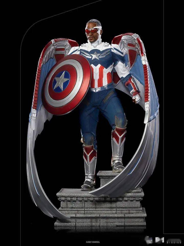 iron studios《猎鹰与冬日战士》美国队长山姆·威尔逊 1/4 比例全身
