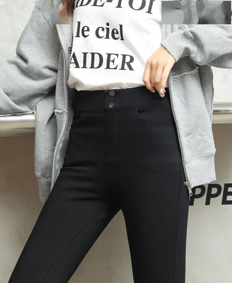 面料【992 | 分享】秋冬一条“小黑裤”，保暖百搭还显瘦，谁穿谁美！