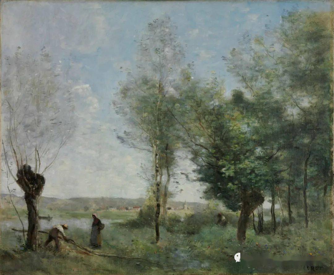 corot 1796~1875),法国写实主义风景画和肖像画家