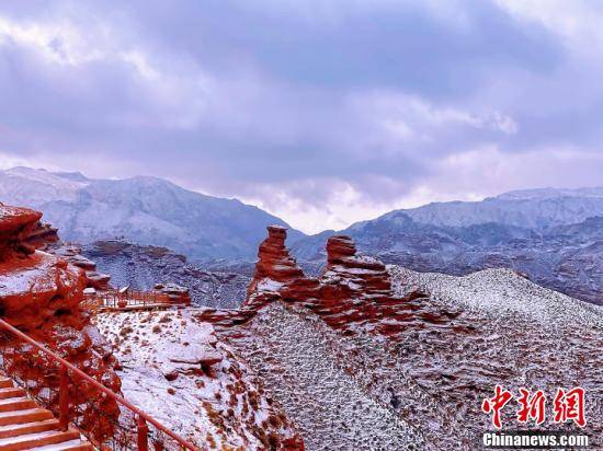 阳光|来甘肃平山湖大峡谷赏一场雪景