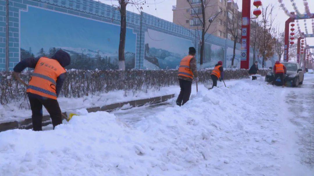 我区迎来强降雪天气