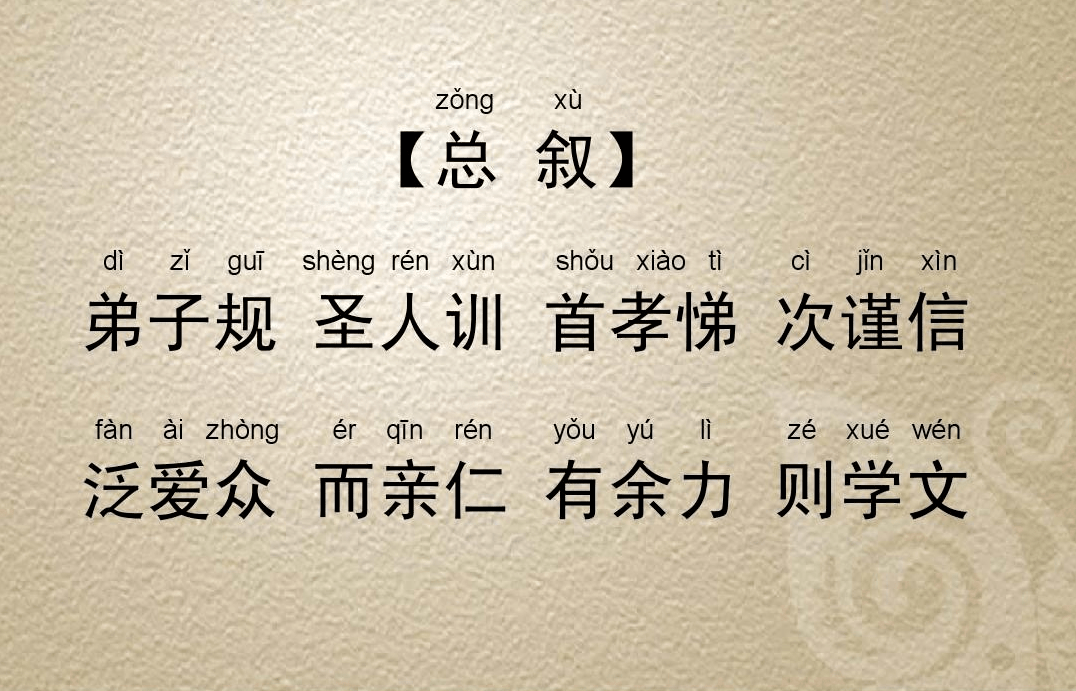 《弟子规》总叙_生命