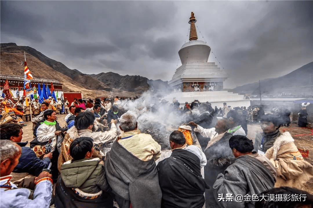 春节青海同仁人文民俗文化行摄,用镜头捕捉藏族庆贺祈愿仪式