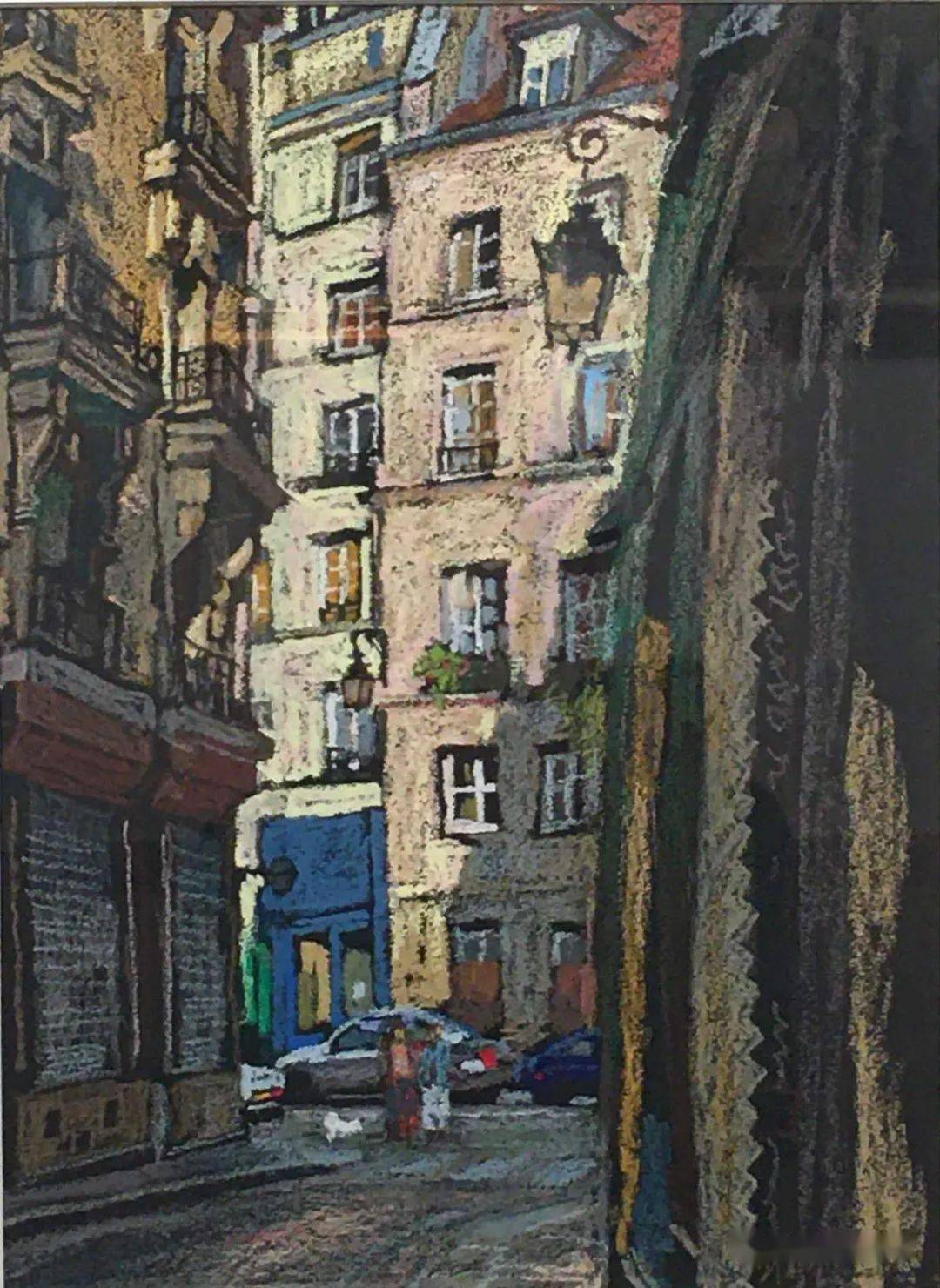 刘秉江的油画棒作品欣赏