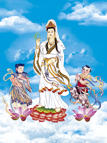 送子观音菩萨像