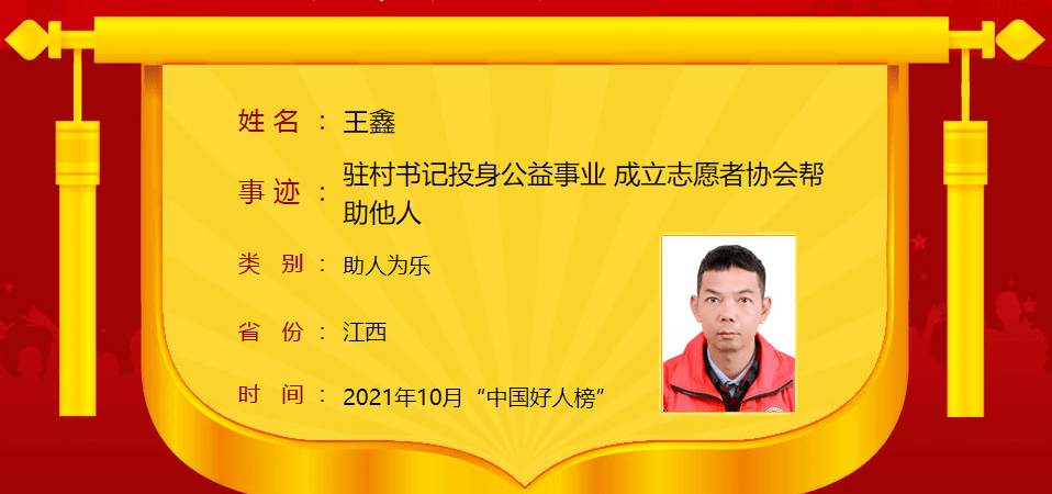 点赞南昌1人荣登中国好人榜