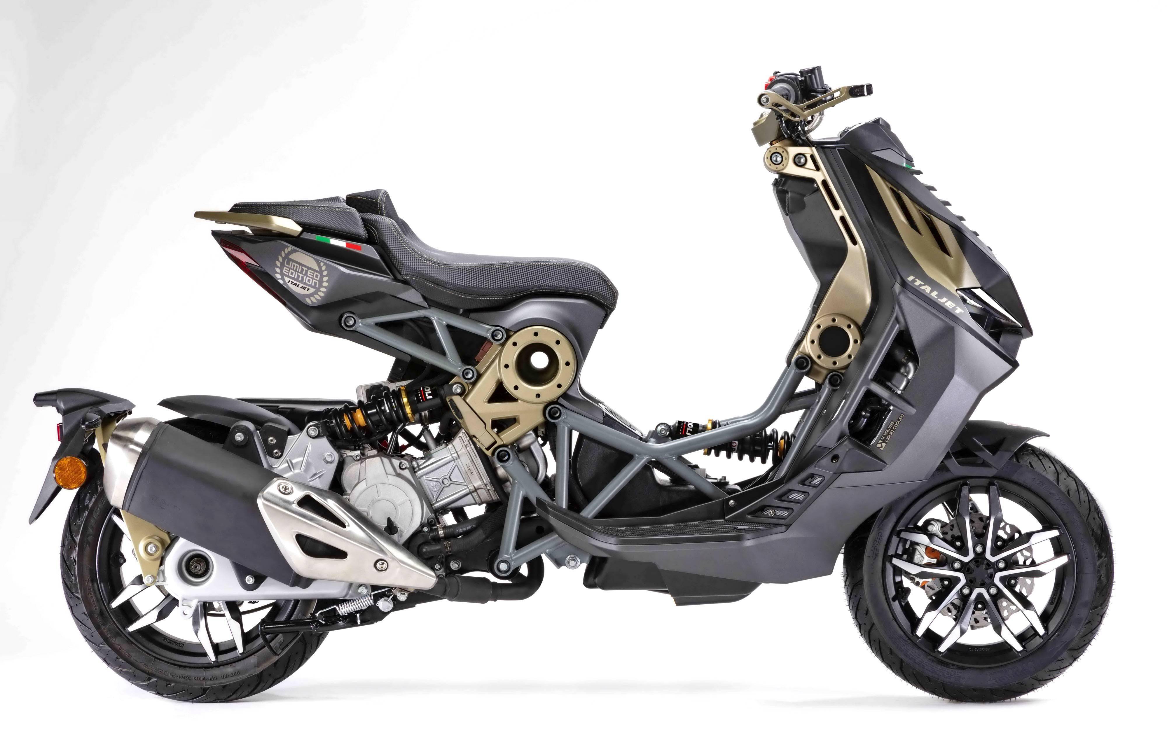 felo的动力单元italjet发布dragstere01电动踏板