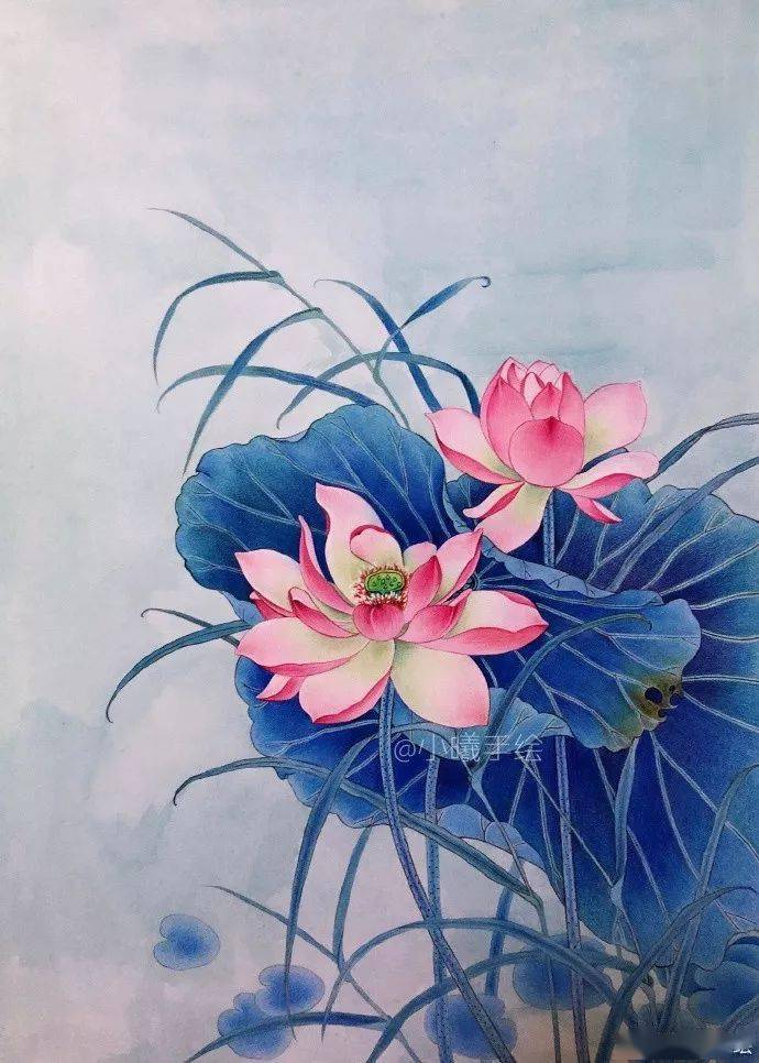 彩铅画入门教程 | 教你用彩铅绘一幅工笔画~_颜色