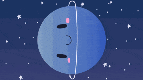 超萌的太阳系小动画看看八大行星都是怎么转