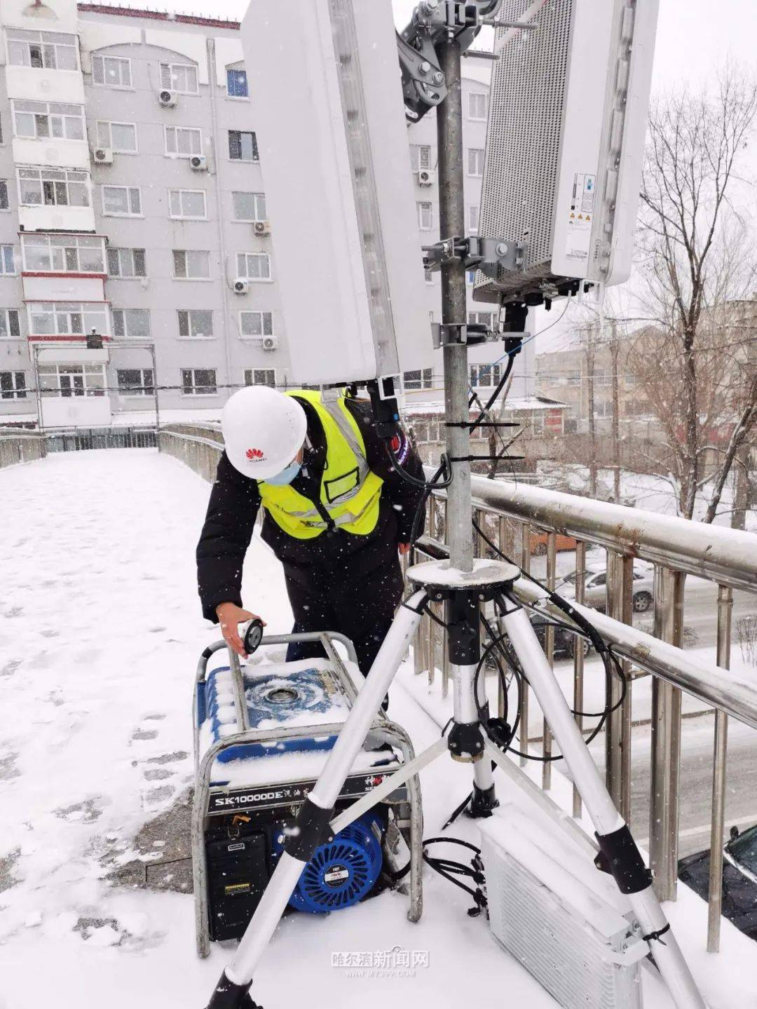 哈市3处交通节点临时增加3处基站｜4G、5G通话流量不卡了