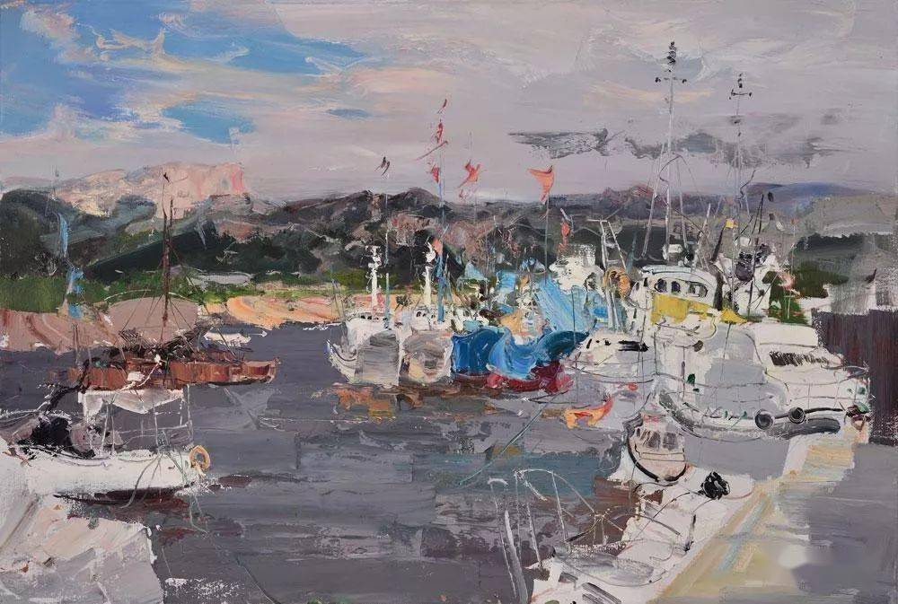 张延昭 帽儿山风景作品_黑龙江省_油画_创作员